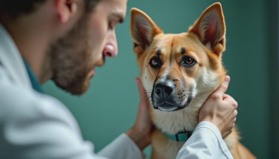 Visual context for signs of bloat in dogs