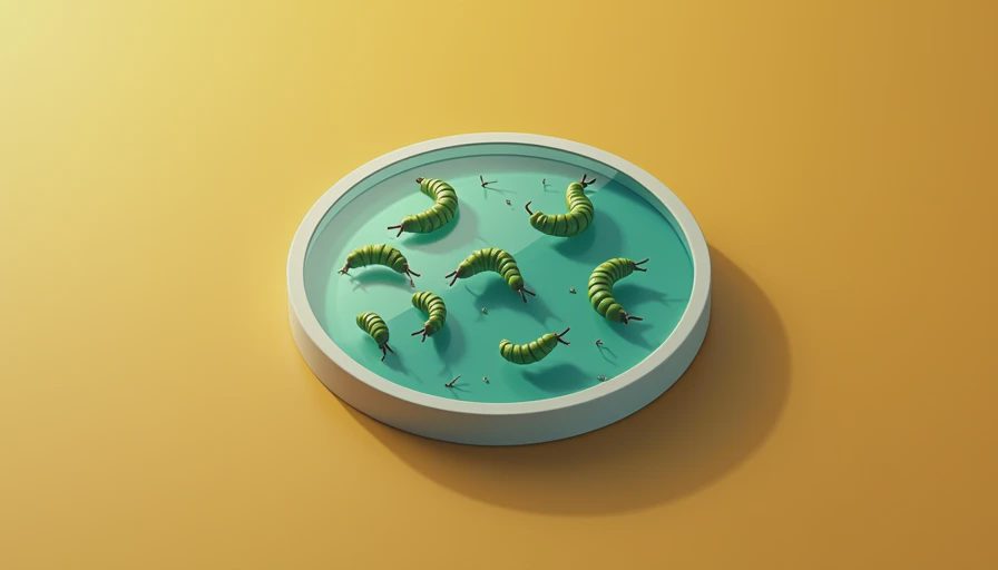 Visual context for hookworm in dogs