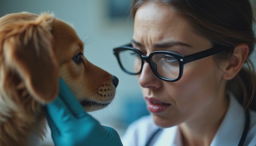 Visual context for tick bites on dogs