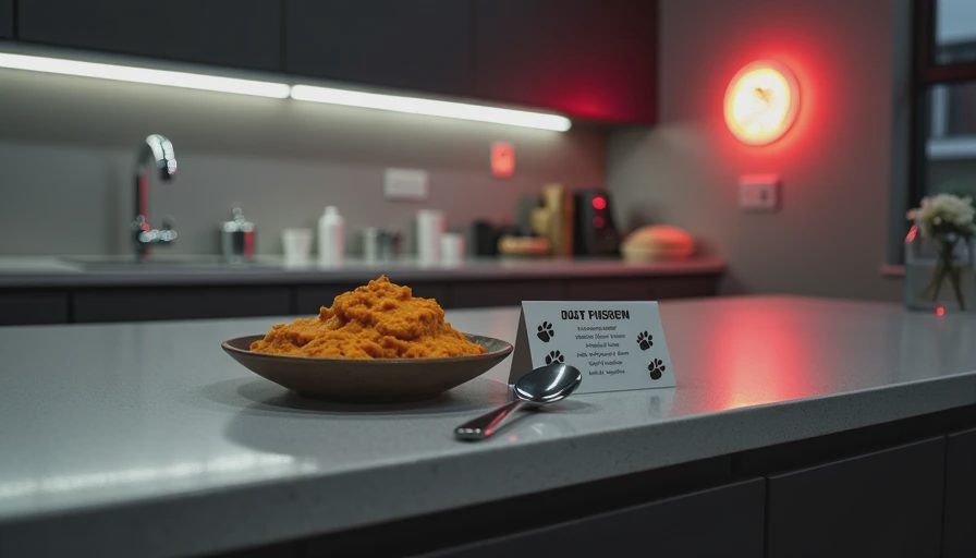 Visual context for pumpkin puree for dogs