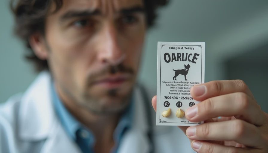 Illustration for how much garlic is toxic to dogs